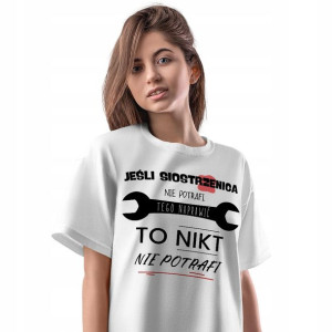 T-Shirt Damski Dla Siostrzenicy Koszulka Prezent