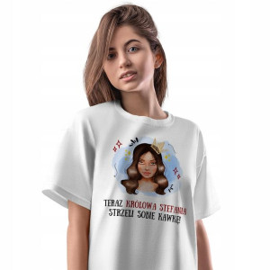T-Shirt Damski Dla Stefanii Koszulka S Prezent