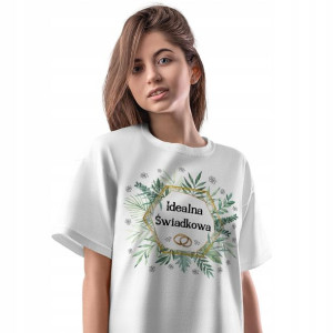 T-Shirt Damski Dla Świadkowej Koszulka XL Prezent