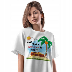 T-Shirt Damski Dla Synowej Koszulka M Prezent