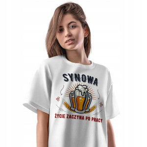 T-Shirt Damski Dla Synowej Koszulka S Prezent