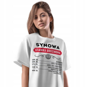 T-Shirt Damski Dla Synowej Koszulka XL Prezent