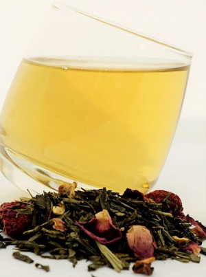 RAJSKA DOLINA 100 g herbata zielona SENCHA malina
