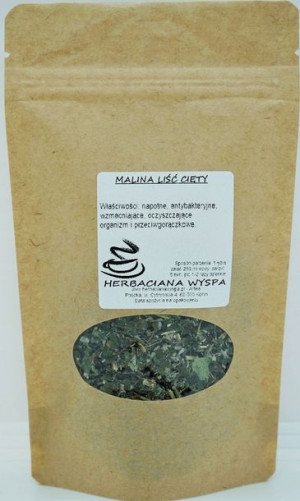 LIŚĆ MALINY CIĘTY 100 g przeciwgorączkowy