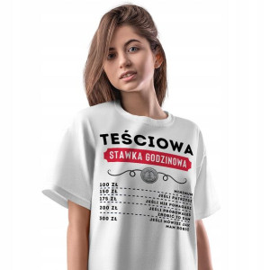 T-Shirt Damski Dla Teściowej Koszulka L Prezent