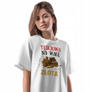 T-Shirt Damski Dla Teściowej Koszulka XL Prezent