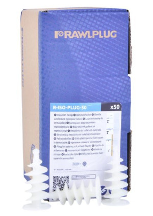 Rawlplug Kołek Spiralny Do Styropianu Ślimak 50mm