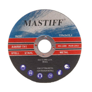 Tarcza do cięcia metalu inox 125 x 1,0 x 22,2mm