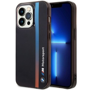 Etui BMW BMHCP14L22HVGV Apple iPhone 14 Pro czarny/black IML Tricolor Strip