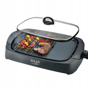 Grill Elektryczny Ogrodowy Z Pokrywą 3000w Ad6610