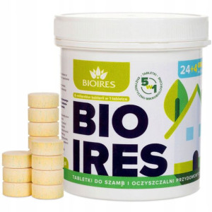 TABLETKI DO SZAMBA oczyszczalni 5w1 Bioires 24+4