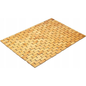 Mata Bambusowa Łazienkowa Naturalny Dywanik 50x80