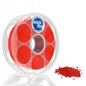 Filament AzureFilm PLA Red/Czerwony 1,75 mm 1000 g