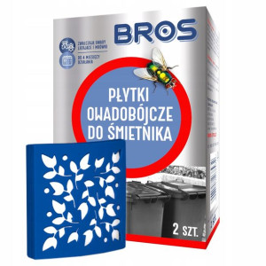 Bros Płytki Owadobójcze Do Śmietnika 2 Szt Trutka