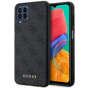 Etui Guess GUHCSM33G4GFGR Samsung Galaxy M33 5G szary/grey hard case 4G Met