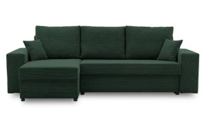 Duży Narożnik Rozkładany Elegancka Rogówka