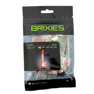 Mini klocki Brixies - Czerwona gitara elektryczna