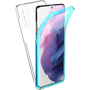 Futerał 360 Full Cover PC + TPU do SAMSUNG S21 ULTRA niebieski