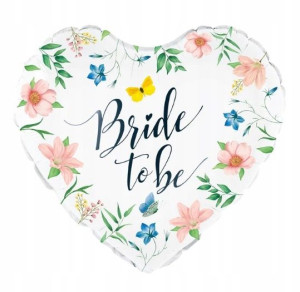 Balon foliowy Serce Bride To Be Wieczór Panieński
