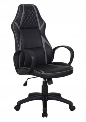 fotel obrotowy tkanina TILT C CX-1093H Czarno/szar