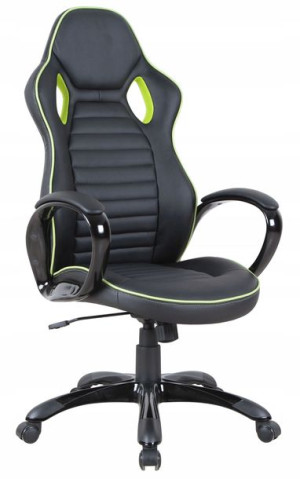 Fotel obrotowy tkanina TILT CX-0936H czarnozielony