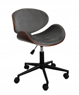 fotel obrotowy tkanina FB5-FX velvet szary