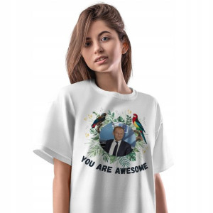 T-Shirt Damski Donald Tusk Koszulka Prezent