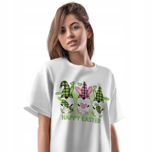 T-Shirt Damski Easter Wielkanoc wiosM Koszulka