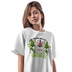T-Shirt Damski Easter Wielkanoc wiosS Koszulka
