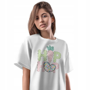 T-Shirt Damski Easter Wielkanoc wiosXL Koszulka
