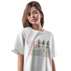 T-Shirt Damski Easter Wielkanoc wiosXL Koszulka