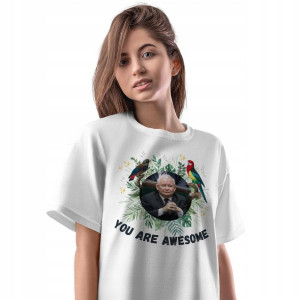 T-Shirt Damski Jarosław Kaczyński Koszulka Prezent