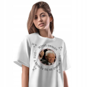 T-Shirt Damski Jarosław Kaczyński Koszulka Prezent