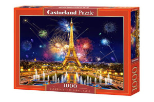 CASTORLAND Puzzle 1000el. Glamour of the Night, Paris - Fajerwerki nad Wież