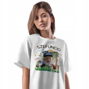 T-Shirt Damski Korwin Mikke Koszulka L Prezent