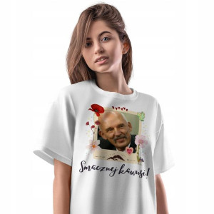 T-Shirt Damski Korwin Mikke Koszulka XL Prezent