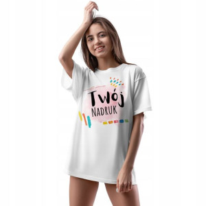 T-Shirt Damski Koszulka Własnym Nadrukiem Zdjęciem