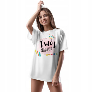 T-Shirt Damski Koszulka Własnym XLdrukiem Zdjęciem
