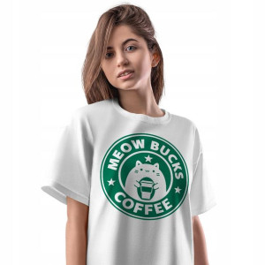 T-Shirt Damski Kot Kotki Kociak Koszulka Prezent