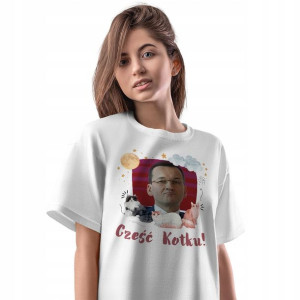 T-Shirt Damski Mateusz Morawiecki Koszulka Prezent