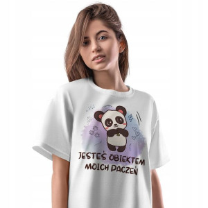 T-Shirt Damski Misie Misiaczki Koszulka L Prezent
