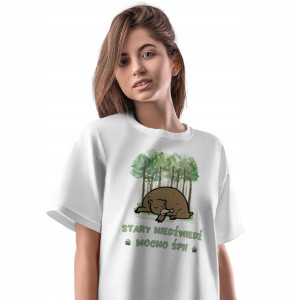 T-Shirt Damski Misie Misiaczki Koszulka S Prezent