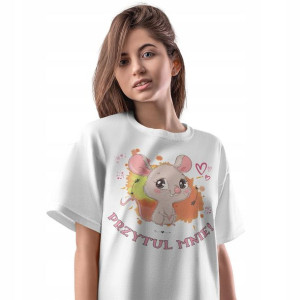 T-Shirt Damski Myszki Myszka Koszulka L Prezent