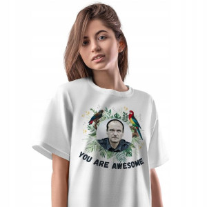 T-Shirt Damski Paweł Kukiz Koszulka L Prezent