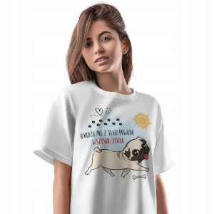 T-Shirt Damski Pieski Pies Koszulka S Prezent