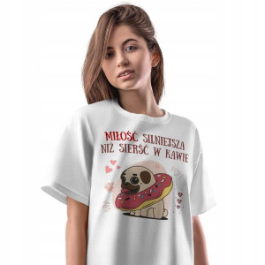 T-Shirt Damski Pieski Pies Koszulka S Prezent