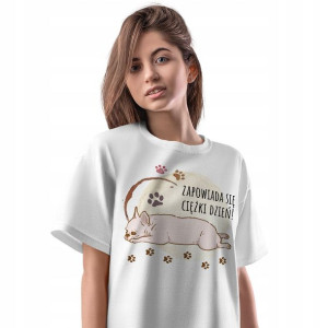 T-Shirt Damski Pieski Pies Koszulka XXL Prezent