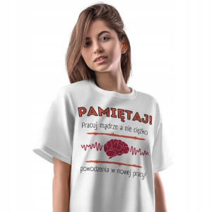 T-Shirt Damski Pożegnanie z Pracy L Prezent