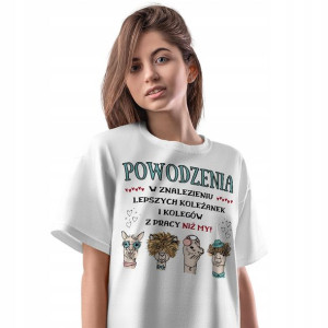 T-Shirt Damski Pożegnanie z Pracy M Prezent