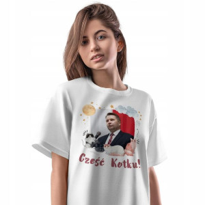 T-Shirt Damski Przemysław Czarnek Koszulka Prezent